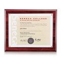 Cherry/ Plexiglass Walcourt Certificate Holder